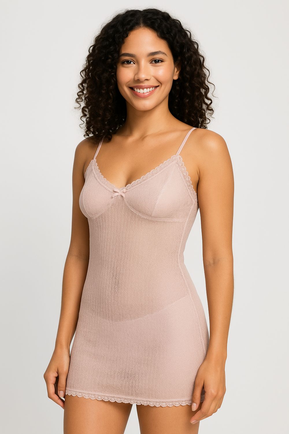 Pijama tipo batola confeccionada en malla